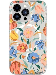 Θήκη κινητού Tech21 Evo Art MagSafe for iPhone 13 Pro Max Peach Tulip