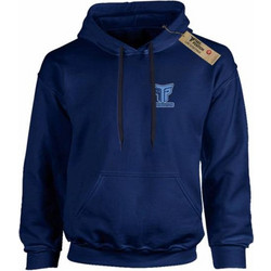 Takeposition Logo Παιδικό Φούτερ με Κουκούλα Navy Μπλε 811-0031S-44-17
