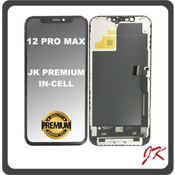 Apple iPhone 12 Pro Max (A2411, A2342) JK Premium In-Cell LCD Οθόνη + Touch Screen Digitizer Black