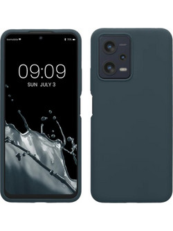 KW Θήκη Rubberized Back Cover Σιλικόνης για Xiaomi Redmi Note 12 5G / POCO X5 5G - Dark Slate