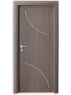 Viometale Πόρτα Monica Εσωτερική Laminate Δρυς Γκρι