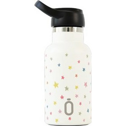 Runbott Sport Estrellas Cream Παιδικό Μπουκάλι Θερμός Ανοξείδωτο BPA Free Λευκό 350ml