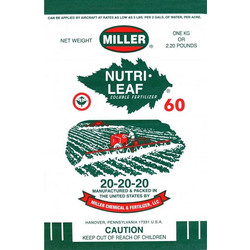 Miller Νutri-Leaf Κρυσταλλικό Υδατοδιαλυτό Λίπασμα 20-20-20 11.36kg