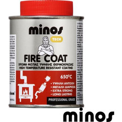 Minos Tech Fire Coat 650C Χρώμα Θερμοκρασίας Μαύρο 0.2lt