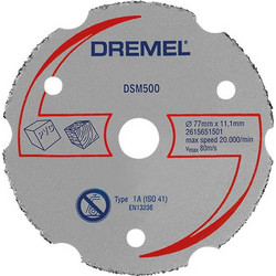 Dremel - DSM500 Δίσκος Κοπής Καρβιδίου Πολλαπλής Χρήσης - 1 Τεμάχιο (2615S500JB)