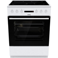Korting KEC6A40WPG Κουζίνα Ηλεκτρική 71lt με Κεραμικές Εστίες 60cm