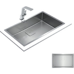 Teka Flex Linea PureClean 71.40 RS15 Υποκαθήμενος Νεροχύτης Inox Σατινέ 75x44cm