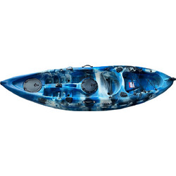 Fortis Πλαστικό Kayak 1 Ατόμου Μαύρο Μπλε 71-37567