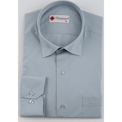 POLIGIANNI-DOMINO Υποκάμισο Plus Size 22502Β-12 ΓΚΡΙ ΓΚΡΙ