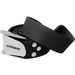 Cressi Malta Rubber Belt Black- Ζώνη Κατάδυσης Με Μεταλλική Πορπή