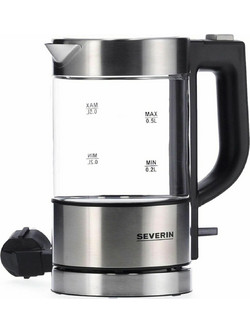 Severin WK 3472 Γυάλινος Βραστήρας 0.5lt 1000W