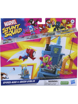 Hasbro Marvel Stunt Squad Spider-Man vs Green Goblin Σετ Φιγούρες Δράσης για 4+ Ετών