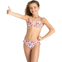 Arena Παιδικό Μαγιό Bikini Set για Κορίτσι Λευκό 006203-100