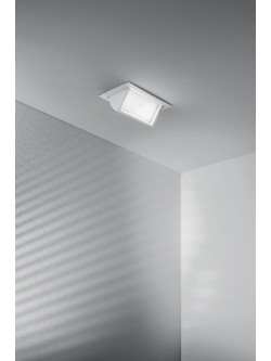 Φωτιστικό Γραφείου Χωνευτό Lybra LED 38W CCT 4400Lm Αλουμίνιο Πλαστικό Λευκό Intec