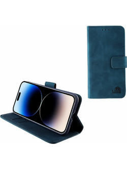 Lime Θηκη Iphone 14 Pro Max 6.7'' Essential Magnet Book Stand Clip Dark BLUE