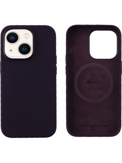 Idol 1991 Velvet Magsafe Back Cover Elderberry (iPhone 14)