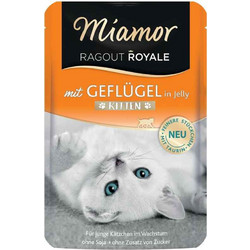 Finnern Miamor Kitten Ragout Royale with Poultry in Jelly 100gr