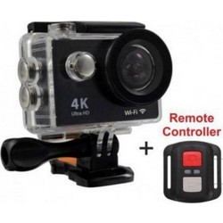 Andowl QY-08K Action Camera 4K Ultra HD με Οθόνη 1.5" Ασημί