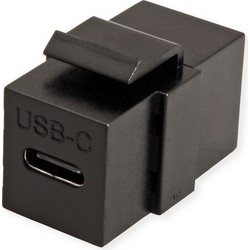 VALUE USB Type C Keystone Module, 1pc/set, black 25.99.8210