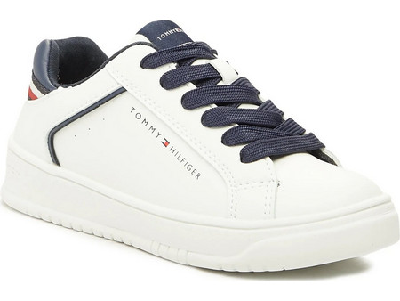 Tommy Hilfiger Παιδικά Sneakers Λευκά T3X9-33112-1355-530