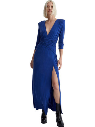 Liu Jo Midi Φόρεμα για Γάμο / Βάπτιση Royal Blue CF3109J1890-X0514