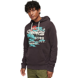 Superdry Ανδρικό Αθλητικό Φούτερ με Κουκούλα Καφέ M2013390A-5QR