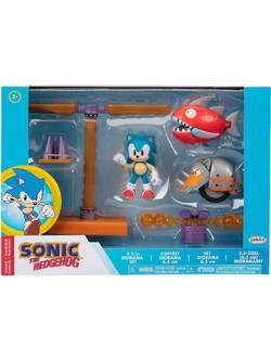 Jakks Pacific Sonic The Hedgehog Sonic, Rhinobot & Chopper JPA41442