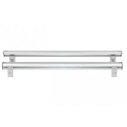 ΒΑΣΕΙΣ ΣΤΗΡΙΞΗΣ ΑΛΟΥΜΙΝΙΟΥ TBR FIXING PROFILE KIT XL 146,6 cm ΣΕ ΑΣΗΜΙ ΧΡΩΜΑ ΜΕ ΥΠΟΔΟΧΕΣ T-SYSTEM ΓΙΑ ΜΠΑΡΕΣ TBR ΚΑΡΟΤΣΑΣ ΣΕ
