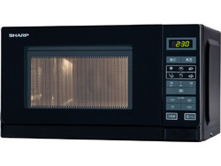 Sharp R-242 BKW Εντοιχιζόμενος Φούρνος Μικροκυμάτων 20lt Μαύρος