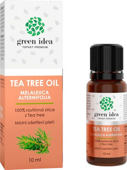 Green Idea Topvet Premium Tea Tree oil 100% αιθέριο έλαιο για τοπική θεραπεία 10 ml