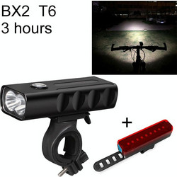BX2 USB Charging Bicycle Light Front Handlebar Led Light (3 Hours, T6+A02 Lamp) (OEM)