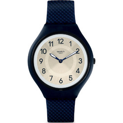 Swatch Skinnight Γυναικείο Ρολόι με Μπλε Καουτσούκ Λουράκι SVUN101