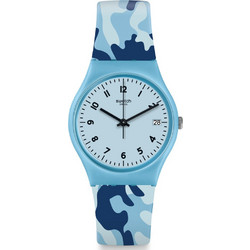 Swatch Γυναικείο Ρολόι με Παραλλαγής Καουτσούκ Λουράκι GS402