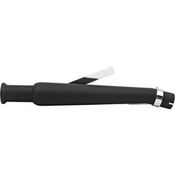 Τελικό Εξάτμισης Μοτοσυκλέτας Trumpet 1 3/4" για Harley Davidson και άλλες μοτοσυκλέτες μαύρο | Universal upswept left muffler 20-1/2" long black