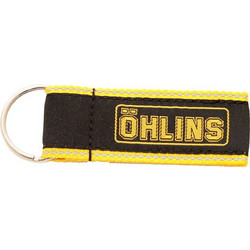Μπρελόκ Ohlins, key ring. Black with yellow 'Ohlins' logo Length 8,5 cm x width 3,0 cm