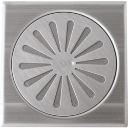 ΣΧΑΡΑΚΙΑ ΣΙΦΩΝΙΟΥ ΤΕΤΡΑΓΩΝΑ INOX 120mm (37961)
