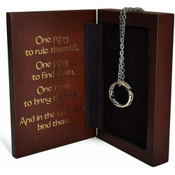 The Noble Collection The Lord Of The Rings The One Ring Silver