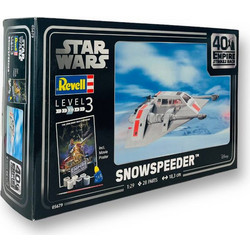 Revell Model Set Star Wars 40th Anniversary Snowspeeder Συναρμολογούμενο Πλαστικό Μοντέλο Αεροπλάνου 1:29