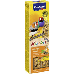 Vitakraft Kracker Exotic Birds with Honey & Sesame 2τμχ 60gr