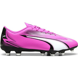 Puma Ultra Play FG/AG 107763-01 Ανδρικά Ποδοσφαιρικά Παπούτσια με Τάπες Ροζ
