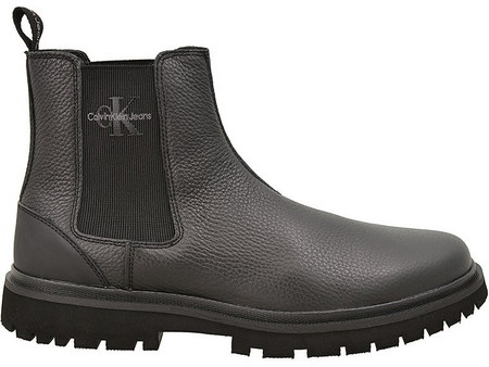 Calvin Klein Ανδρικά Chelsea Μποτάκια Δερμάτινα Καφέ YM0YM00750-0GT