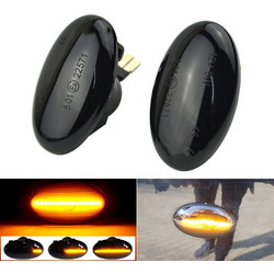 Σετ Φλάς LED για Smart 450 - 452 και Mercedes W168 - W639 - W447 - W415 12V 3W 300LM Πορτοκαλί 2 τμχ