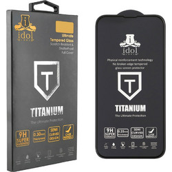 Idol 1991 Titanium Tempered Glass 0.25mm Black (Xiaomi Redmi 12 4G / 5G)