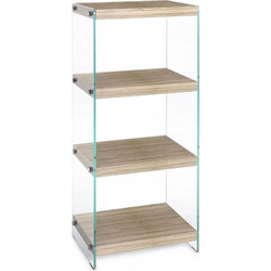 Bizzotto Kenya Ραφιέρα Mdf/Γυάλινη 40x30x100,5
