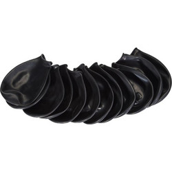 Pawz - Dog shoe XXXS 25cm black 12 pcs - 278092 - Pet Supplies