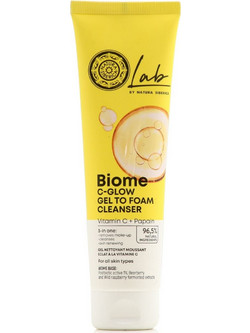 Natura Siberica Lab Biome C-Glow Gel To Foam Αφρός Ντεμακιγιάζ 140ml
