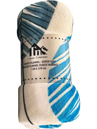TnS Κουβέρτα Fleece Μονή 150x220εκ. Leaves