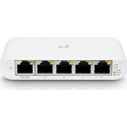 Ubiquiti USW-Flex Mini Managed L2 Switch με 5 Θύρες Ethernet 1Gbps