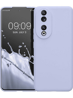 KWmobile Θήκη Σιλικόνης Honor 90 με Πλαίσιο Κάμερας - Lavender (61742.108)