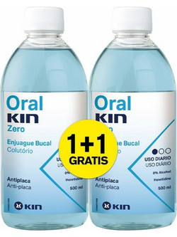 Kin Oraklin Zero Mouthwash 2x500ml